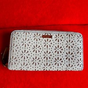 Kate Spade Ivory White Cream Long Zippy Wallet